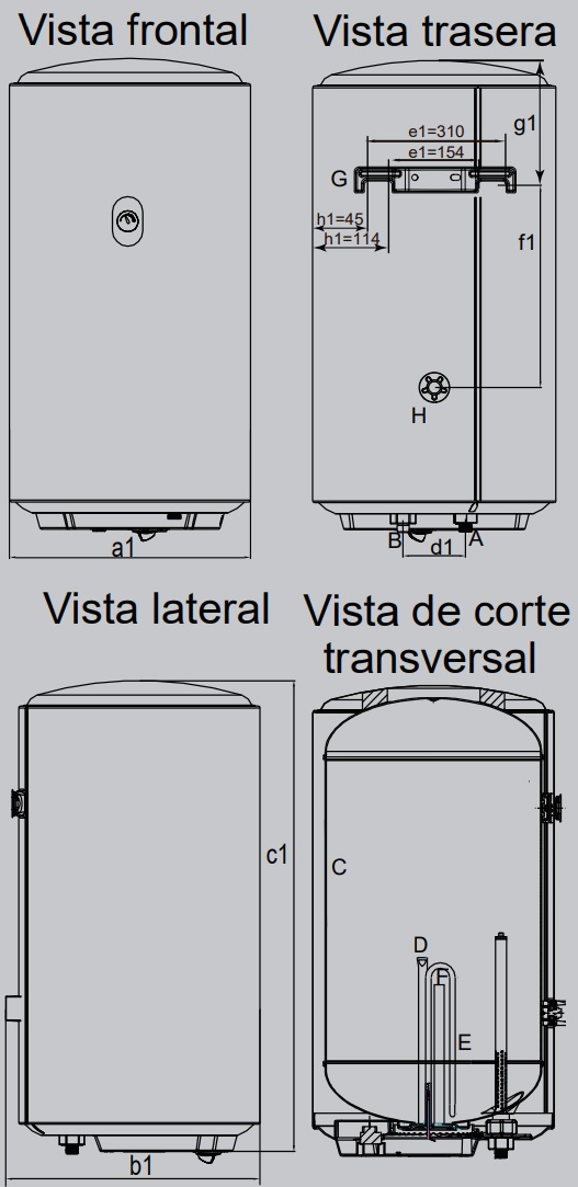 Termo eléctrico A3